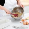 imageFlexCore Spatula All Silicone High Heat Resistant 5 Piece Cooking Utensils Set  Includes NonStick Spatula Spoonula Jar Scraper and Mini  BPAFree Kitchen  Ergonomic DesignCayenne