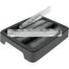 imageSilicone Ice Cube Tray for Reusable Water Bottles Silicone Ice Tray With TightFitting Lid BPAFree ampamp DishwasherSafeCharcoal