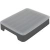 imageSilicone Ice Cube Tray for Reusable Water Bottles Silicone Ice Tray With TightFitting Lid BPAFree ampamp DishwasherSafeCharcoal