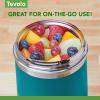 imageTovolo 2 Quart Stainless Steel Traveler DoubleWall VacuumInsulated Food Container 2 Qt Food Storage ampamp Ice Cream Container EasyCarry Handle Travel Mug for Hot Food ampamp Cold Ice Cream CharcoalMarine Blue