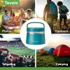 imageTovolo 2 Quart Stainless Steel Traveler DoubleWall VacuumInsulated Food Container 2 Qt Food Storage ampamp Ice Cream Container EasyCarry Handle Travel Mug for Hot Food ampamp Cold Ice Cream CharcoalMarine Blue