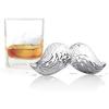 imageTovolo 220100048 LeakFree SlowMelting Novelty Mustache Ice Silicone Sealed Lid AntiTip Set of 2 Stackable Molds for Whiskey Spirits Liquor Cocktails Soda ampamp More