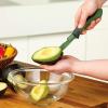 imageTovolo 575quot Slicer with Comfort Grip Handle Serrated Kitchen Knife for Avocados with Pitter ampamp Masher Sharp HighCarbon Steel Blade Dishwasher 1 Count Pack of 1 PestoPesto