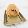 imageTovolo 8134464 Chicken Roasting Rack Stand Holder Vertical Roaster Can Cook Quails Ducks and Small Turkey Birds Stainless Steel