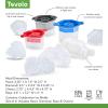 imageTovolo Assorted Shaped Ice Molds Set of 4  Large Ice Mold Gift Set  Unique Ice Mold Chills Drinks  OdorFree Freezer Storage DishwasherSafeHeart  Diamond  Rose   Cheers
