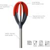 imageTovolo Better Tool SiliconeCoated QuickMix Spatula Whisk Scraping Bowls Clean Batter Hand Mixer ampamp Cooking Utensil BPAFree ampamp DishwasherSafe 1 EA CharcoalCandy Apple Red