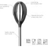imageTovolo Better Tool SiliconeCoated QuickMix Spatula Whisk Scraping Bowls Clean Batter Hand Mixer ampamp Cooking Utensil BPAFree ampamp DishwasherSafe 1 EA CharcoalCharcoal