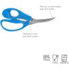 imageTovolo Comfort Grip Kitchen Shears With Comfort Grip Handles ampamp BuiltIn Bottle Opener Heavy Duty Kitchen Scissors With MicroSerrated Blade Printed Measurement Guide  Dishwasher Safe ampamp BPAFreeSeafood Snips