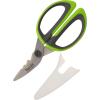 imageTovolo Comfort Grip Kitchen Shears With Comfort Grip Handles ampamp BuiltIn Bottle Opener Heavy Duty Kitchen Scissors With MicroSerrated Blade Printed Measurement Guide  Dishwasher Safe ampamp BPAFreeHerb Snips