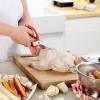 imageTovolo Comfort Grip Kitchen Shears With Comfort Grip Handles ampamp BuiltIn Bottle Opener Heavy Duty Kitchen Scissors With MicroSerrated Blade Printed Measurement Guide  Dishwasher Safe ampamp BPAFreeKitchen Shears