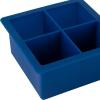 imageTovolo Elements Set of 2 Silicone ExtraLarge Ice Cubes for Whiskey Bourbon Cocktails ampamp More BPAFree ampamp DishwasherSafe XL Trays Cool GrayBlueberry