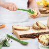 imageTovolo FlexCore AllSilicone Mini Spatula ampamp Spoonula Kitchen Utensil Set of 2 HeatResistant ampamp BPAFree Silicone Spatula ampamp Spoonula Safe for Cast Iron ampamp NonStick Cookware DishwasherSafePesto