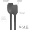 imageTovolo FlexCore AllSilicone Mini Spatula ampamp Spoonula Kitchen Utensil Set of 2 HeatResistant ampamp BPAFree Silicone Spatula ampamp Spoonula Safe for Cast Iron ampamp NonStick Cookware DishwasherSafeCharcoal