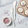 imageTovolo FlexCore AllSilicone Mini Spatula ampamp Spoonula Kitchen Utensil Set of 2 HeatResistant ampamp BPAFree Silicone Spatula ampamp Spoonula Safe for Cast Iron ampamp NonStick Cookware DishwasherSafeWhite