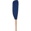 imageTovolo FlexCore LongHandled Silicone Jar Scraper Spatula Wood Handle HeatResistant Silicone Head With Curved Front for Scooping ampamp Scraping DishwasherSafe ampamp BPAFreeDeep Indigo