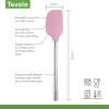 imageTovolo FlexCore Stainless Steel Handled Spatula HeatResistant ampamp BPAFree Silicone Turner Head Safe for Cast Iron ampamp NonStick Cookware DishwasherSafe Home ampamp KitchenPink Sorbet
