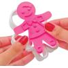 imageTovolo Gingerbread Girls Templates Reverse Dishwasher Safe Set of 6 Cookie Stamps with CutterGingerbread Girl