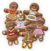 imageTovolo Gingerbread Girls Templates Reverse Dishwasher Safe Set of 6 Cookie Stamps with CutterGingerbread Girl