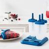 imageTovolo Groovy Popsicle Molds Set of 6  MessFree Plastic Ice Pops with Reusable Sticks ampamp DripGuard for Freezer SnacksDishwasherSafe ampamp BPAFreeBlueberrySet of 6
