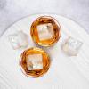 imageTovolo Ice Cube Trays ampamp Sphere Molds Easy Release Silicone 6 Large Cubes ampamp 2 Spheres for Whiskey Cocktails and Beverages Charcoal GrayCube  Sphere Set of 3