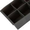 imageTovolo Ice Cube Trays ampamp Sphere Molds Easy Release Silicone 6 Large Cubes ampamp 2 Spheres for Whiskey Cocktails and Beverages Charcoal GrayCube  Sphere Set of 3