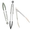 imageTovolo Kitchen Cooking Stainless Steel Tongs 9quot with Silicone Grip ampamp Easy Lock Mechanism for Serving Salad and Ice Charcoal GrayAssorted