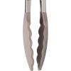imageTovolo Kitchen Cooking Stainless Steel Tongs 9quot with Silicone Grip ampamp Easy Lock Mechanism for Serving Salad and Ice Charcoal GrayCharcoal  Gray
