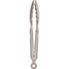 imageTovolo Kitchen Cooking Stainless Steel Tongs 9quot with Silicone Grip ampamp Easy Lock Mechanism for Serving Salad and Ice Charcoal GrayWarm Gray