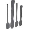 imageTovolo Kitchen Utensils Spatula Spoonula FullSize Scoop ampamp Spread Set of 4 Mini Tools Candy Apple RedCharcoal