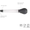 imageTovolo Large Dripless Angle Tipped Bulb Baster for Turkey Roasting Slim Profile for Drawer Storage DishwasherSafe BPAFree Silicone ampamp Plastic Clear
