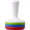 imageTovolo Made with Love Set of 3 Plates for Decorating Holiday ampamp Sugar Cookies Stackable Silicone Rubber Stamps BPAFree ampamp Dishwasher Safe Multicolored