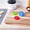 imageTovolo Made with Love Set of 3 Plates for Decorating Holiday ampamp Sugar Cookies Stackable Silicone Rubber Stamps BPAFree ampamp Dishwasher Safe Multicolored