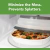 imageTovolo Microwave Splatter Cover for Food Medium Charcoal  Collapsible ampamp Vented Silicone Splatter Guard Lid  Microwave Plate ampamp Dish Cover with Handle  BPAFree Kitchen Gadget for Meal PrepCharcoal