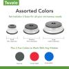 imageTovolo Microwave Splatter Cover for Food Medium Charcoal  Collapsible ampamp Vented Silicone Splatter Guard Lid  Microwave Plate ampamp Dish Cover with Handle  BPAFree Kitchen Gadget for Meal PrepCharcoal