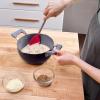 imageTovolo Mixing Stainless Steel Handle ScratchResistant ampamp HeatResistant Stirring Spoons Kitchen Utensil Safe for Nonstick Cookware ampamp Cast Iron Skillets Oyster Gray 15041201Viva Magenta