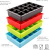 imageTovolo Perfect Cube Ice Mold Trays Sturdy Silicone Fade Resistant 125quot Cubes Assorted Set of 4Assorted