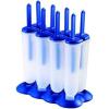 imageTovolo Popsicle Molds with Sticks 6Pack Groovy  Reusable Ice Pop Molds ampamp Sticks for Homemade Ice Pops ampamp Frozen Snacks  Stackable Popsicle Maker with Lid Dishwasher Safe ampamp BPAFree  GreenStratus Blue
