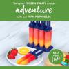 imageTovolo Popsicle Molds with Sticks 6Pack Groovy  Reusable Ice Pop Molds ampamp Sticks for Homemade Ice Pops ampamp Frozen Snacks  Stackable Popsicle Maker with Lid Dishwasher Safe ampamp BPAFree  GreenStratus Blue