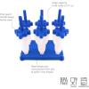 imageTovolo Popsicle Molds with Sticks 6Pack Groovy  Reusable Ice Pop Molds ampamp Sticks for Homemade Ice Pops ampamp Frozen Snacks  Stackable Popsicle Maker with Lid Dishwasher Safe ampamp BPAFree  GreenBlue