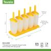 imageTovolo Popsicle Molds with Sticks 6Pack Groovy  Reusable Ice Pop Molds ampamp Sticks for Homemade Ice Pops ampamp Frozen Snacks  Stackable Popsicle Maker with Lid Dishwasher Safe ampamp BPAFree  GreenSun Ray