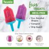 imageTovolo Popsicle Molds with Sticks 6Pack Groovy  Reusable Ice Pop Molds ampamp Sticks for Homemade Ice Pops ampamp Frozen Snacks  Stackable Popsicle Maker with Lid Dishwasher Safe ampamp BPAFree  GreenIce Blue