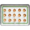 imageTovolo ProGrade Sil 12 Sheet Pan Mat wGrid for Baking Food and Meal Prep Cooking and MoreHalfSheet with Grid