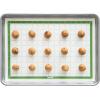 imageTovolo ProGrade Sil 12 Sheet Pan Mat wGrid for Baking Food and Meal Prep Cooking and MoreHalfSheet with Grid