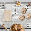 imageTovolo ProGrade Sil 12 Sheet Pan Mat wGrid for Baking Food and Meal Prep Cooking and MorePastry Mat with Reference Marks