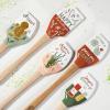 imageTovolo Seasons Greeting Holiday Spatulart Spatula Kitchen Utensil for Food and Meal Prep Baking Mixing Turning and MoreLet There Be Peas