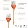 imageTovolo Seasons Greeting Holiday Spatulart Spatula Kitchen Utensil for Food and Meal Prep Baking Mixing Turning and MoreLet There Be Peas