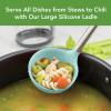 imageTovolo Silicone Ladle  CharcoalAqua