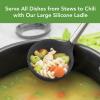imageTovolo Silicone Ladle  CharcoalBlack