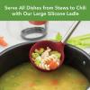 imageTovolo Silicone Ladle  CharcoalCayenne