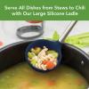 imageTovolo Silicone Ladle  CharcoalDeep Indigo